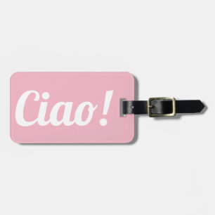 Étiquette À Bagage Étiquette de bagage de Ciao