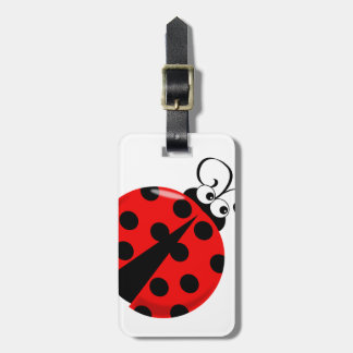 Étiquette À Bagage Étiquette de bagage de coccinelle
