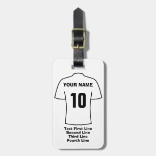 Étiquette À Bagage Étiquette de bagage de fan de football - avec mail