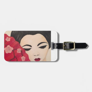Étiquette À Bagage Étiquette de bagage de geisha