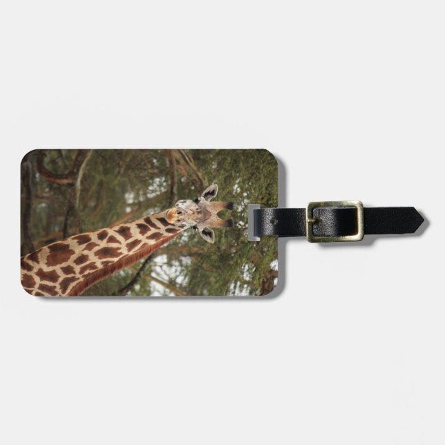 Étiquette À Bagage Étiquette de bagage de girafe (Devant horizontal)