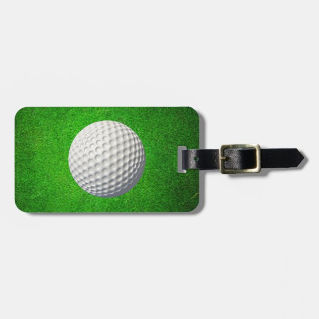 Étiquette À Bagage Étiquette de bagage de golf (Devant horizontal)