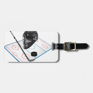 Étiquette À Bagage Étiquette de bagage de hockey sur glace