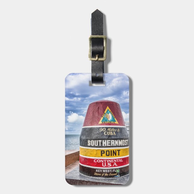 Étiquette À Bagage Étiquette de bagage de Key West (Devant Vertical)