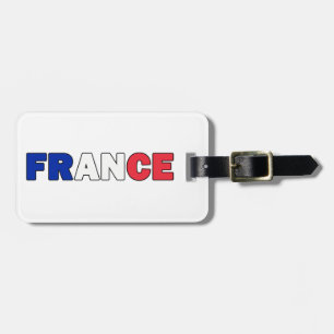 Étiquette À Bagage Étiquette de bagage de la France
