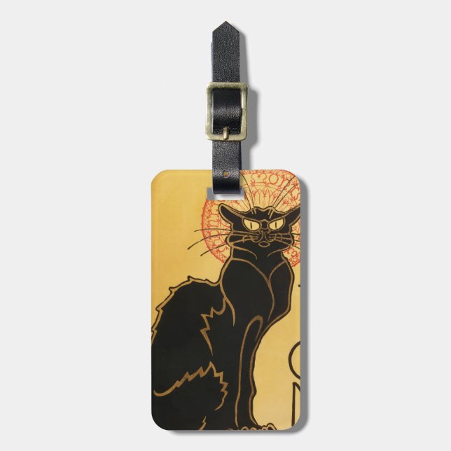 Étiquette À Bagage Étiquette de bagage de Le Chat Noir (Devant Vertical)