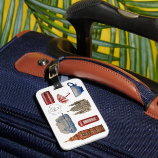 Étiquette À Bagage Étiquette de bagage de Londres