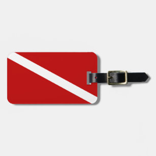 Étiquette À Bagage Étiquette de bagage de plongeur autonome (ajoutez