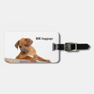 Étiquette À Bagage Étiquette de bagage de Rhodesian Ridgeback