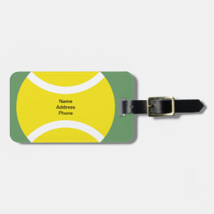 Étiquette À Bagage Étiquette de bagage de thème de tennis