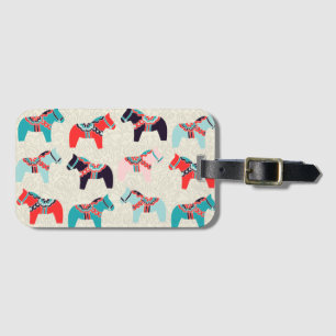 Étiquette À Bagage Étiquette de bagage des chevaux de Cute Dala