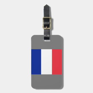 Étiquette À Bagage Étiquette de bagage Drapeau Français