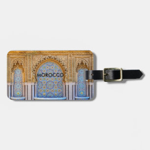Étiquette À Bagage Étiquette de bagage du Maroc