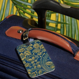 Étiquette À Bagage Étiquette de bagage Élégance Fleur d'Or