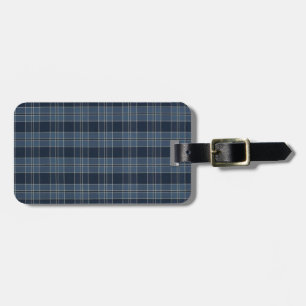 Étiquette À Bagage étiquette de bagage en tissu motif tartan Campbell