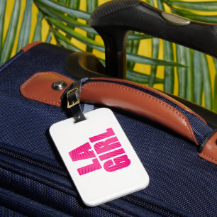 Étiquette À Bagage Étiquette de bagage LA Girl