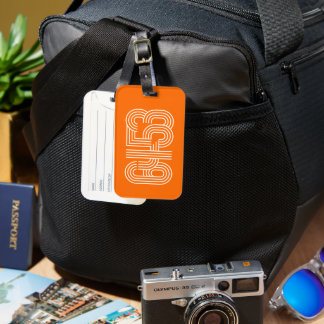 Étiquette À Bagage Étiquette de bagage Orange 6453