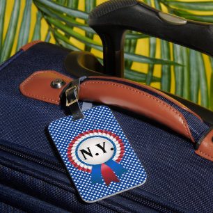 Étiquette À Bagage Étiquette de bagage paraphée par l'État