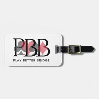 Étiquette À Bagage Étiquette de bagage PBB - Rouge