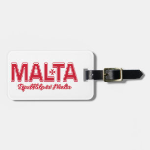 Étiquette À Bagage étiquette de bagage personnalisée MALTA
