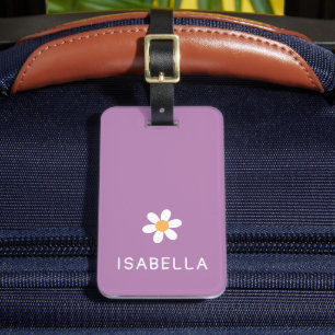 Étiquette À Bagage Étiquette de bagage personnalisée moderne fille vi