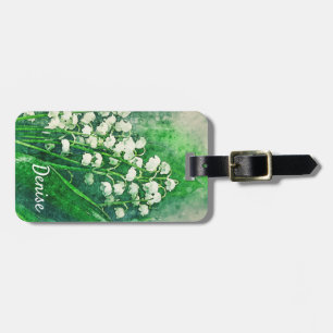 Étiquette À Bagage Étiquette de bagage personnalisée Muguet