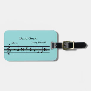 Étiquette À Bagage Étiquette de bagage personnalisée par geek de