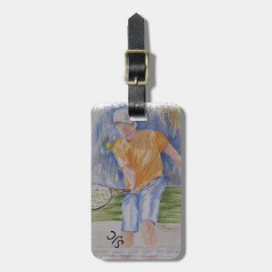 ÉTIQUETTE À BAGAGE ÉTIQUETTE DE BAGAGE PERSONNALISÉE PAR TENNIS