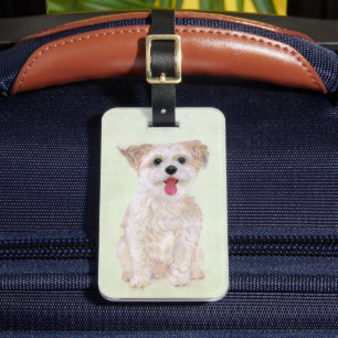 Étiquette À Bagage Étiquette de bagage pour chien Morkie