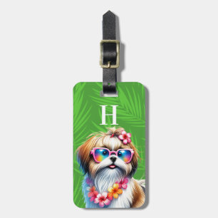 Étiquette À Bagage Étiquette de bagage Shih Tzu