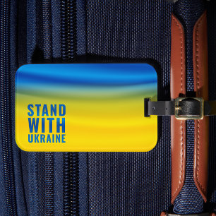 Étiquette À Bagage Étiquette de bagage Stand with Ukraine