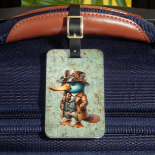 Étiquette À Bagage Étiquette de bagage Steampunk Ornithorynque