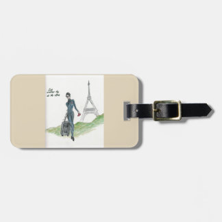 Étiquette À Bagage étiquette de bagage. Steward (hôtesse de l'air)