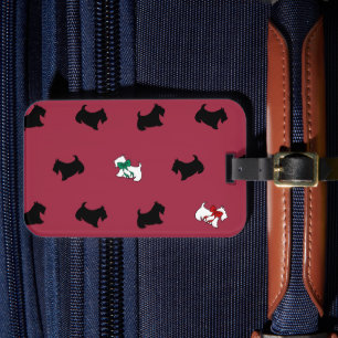 Étiquette À Bagage Étiquette de bagage Terrier Écossais