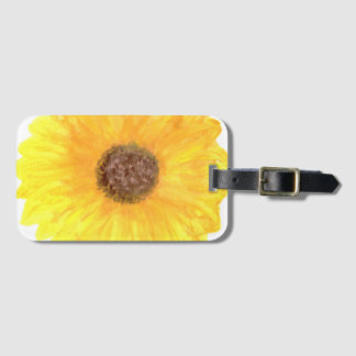 Étiquette À Bagage Étiquette de bagage Tournesol Géant