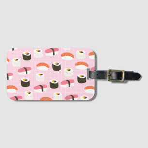 Étiquette À Bagage Étiquette de bagages Cute Sushi