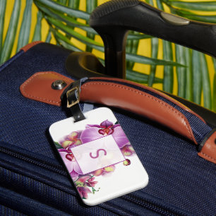 Étiquette À Bagage Étiquette de bagages Monogram