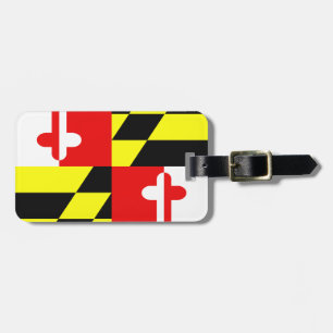 Étiquette À Bagage Étiquette de l'indicateur de l'état du Maryland