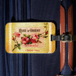 Étiquette À Bagage Étiquette de parfum français vintage