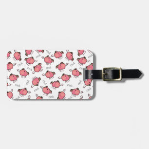 Étiquette À Bagage Étiquette de sac personnalisée par porcs mignons