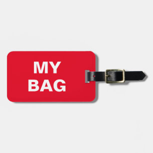 Étiquette À Bagage Étiquette drôle de bagage avec "ma valise" écrite