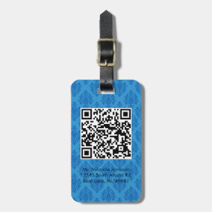 Étiquette À Bagage Étiquette faite sur commande de bagage de CODE