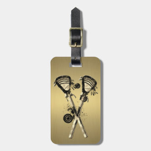 Étiquette À Bagage Étiquette faite sur commande de bagage de lacrosse