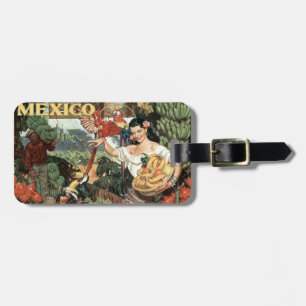 Étiquette À Bagage Étiquette faite sur commande de bagage de Vintage