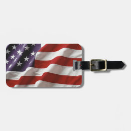 Étiquette À Bagage Étiquette fière et patriotique de bagage des