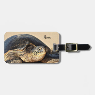 Étiquette À Bagage Étiquette hawaïenne de bagage de tortue de mer