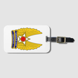 Étiquette À Bagage Étiquette officielle de bagage de société d'air