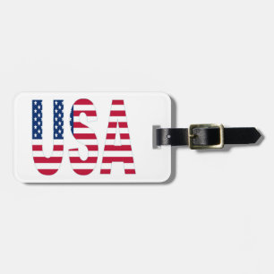 Étiquette À Bagage Étiquette patriotique de bagage des Etats-Unis