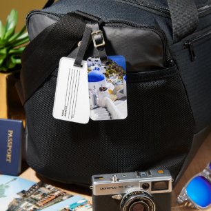 Étiquette À Bagage Étiquette paysage dans Oia Luggage