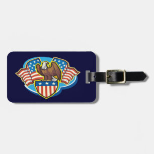Étiquette À Bagage Étiquette personnalisée American Eagle Luggage